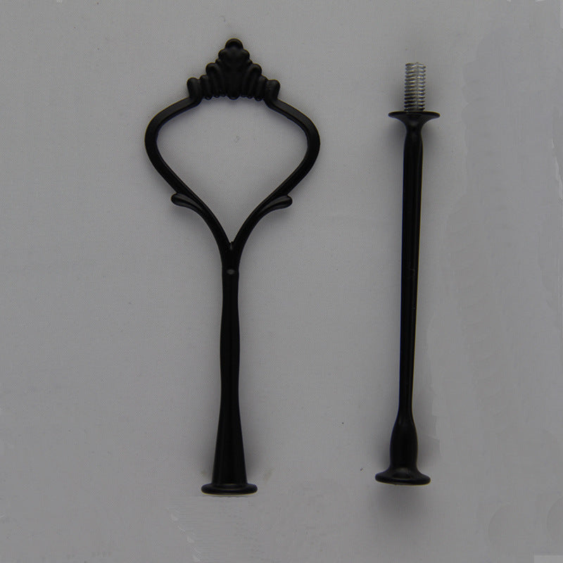 European-Style Multi-Layer Zinc Alloy Cake Stand for Weddings and DIY Events