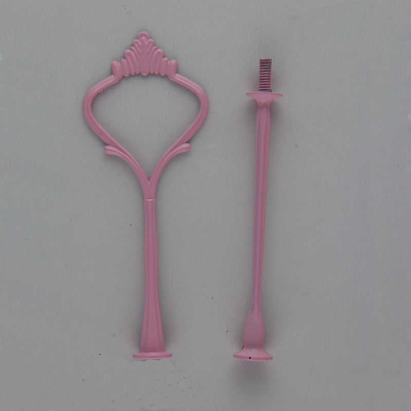 European-Style Multi-Layer Zinc Alloy Cake Stand for Weddings and DIY Events