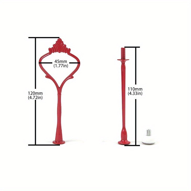 European-Style Multi-Layer Zinc Alloy Cake Stand for Weddings and DIY Events