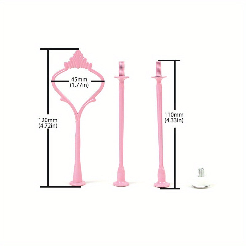 European-Style Multi-Layer Zinc Alloy Cake Stand for Weddings and DIY Events