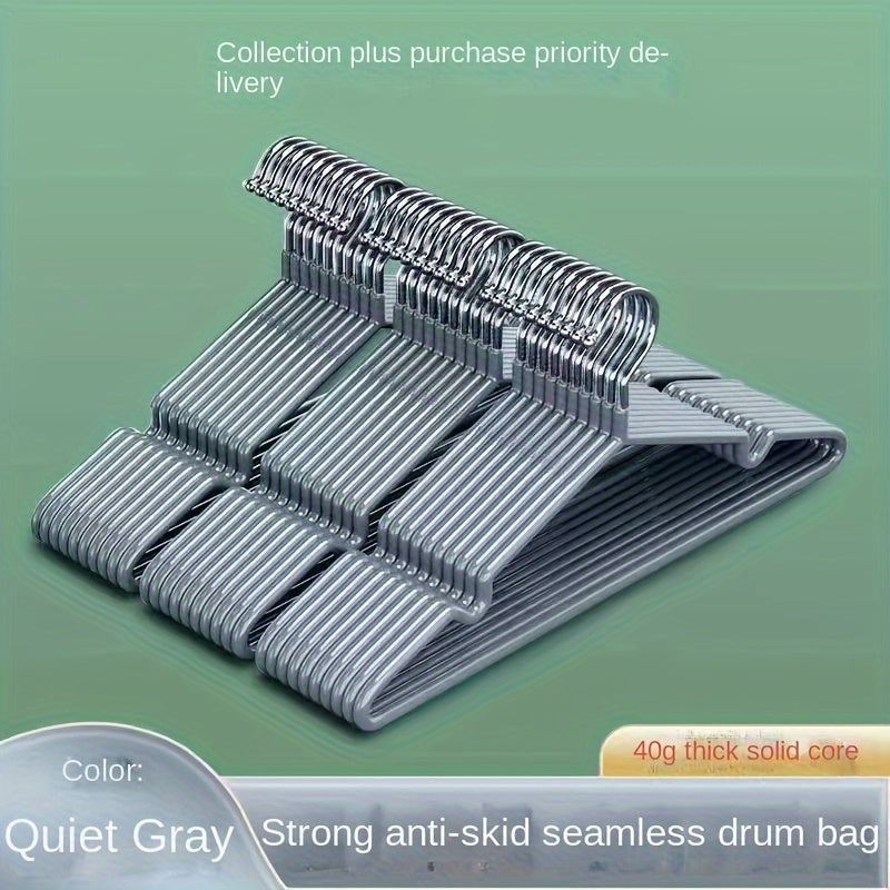 10/20 Pieces Clothes Hangers Non-slip Heavy Duty Coat Racks for Bedroom Bathroom Storage