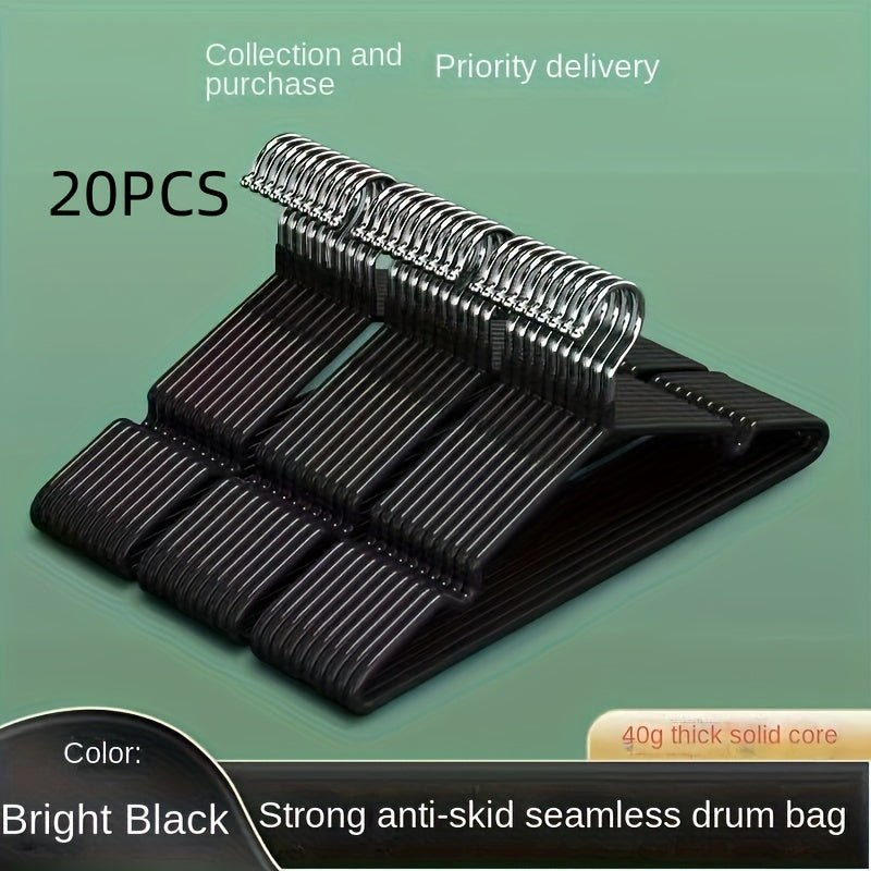 10/20 Pieces Clothes Hangers Non-slip Heavy Duty Coat Racks for Bedroom Bathroom Storage