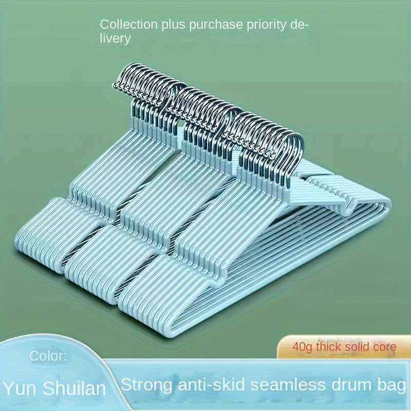 10/20 Pieces Clothes Hangers Non-slip Heavy Duty Coat Racks for Bedroom Bathroom Storage