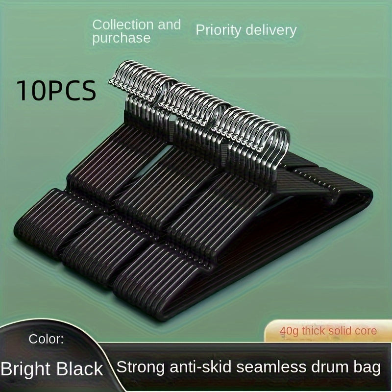 10/20 Pieces Clothes Hangers Non-slip Heavy Duty Coat Racks for Bedroom Bathroom Storage