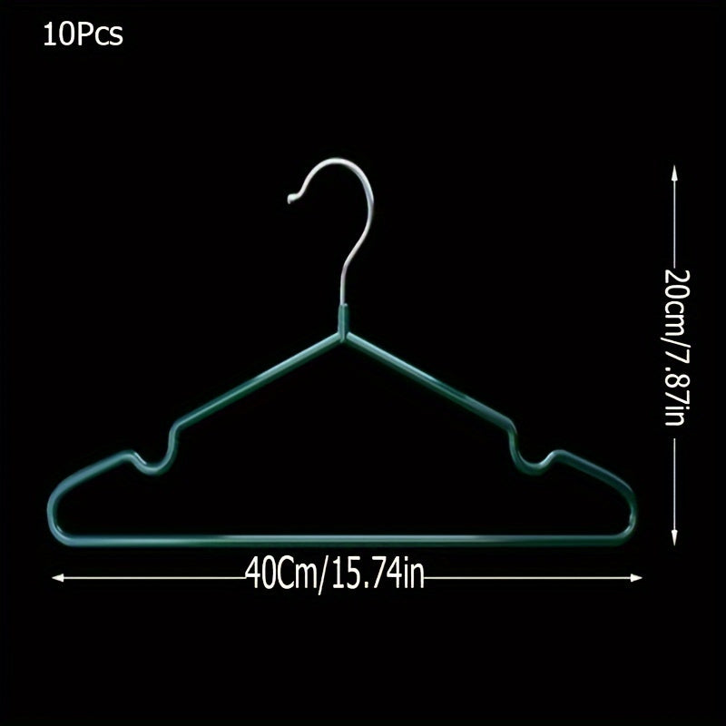 10/20 Pieces Clothes Hangers Non-slip Heavy Duty Coat Racks for Bedroom Bathroom Storage