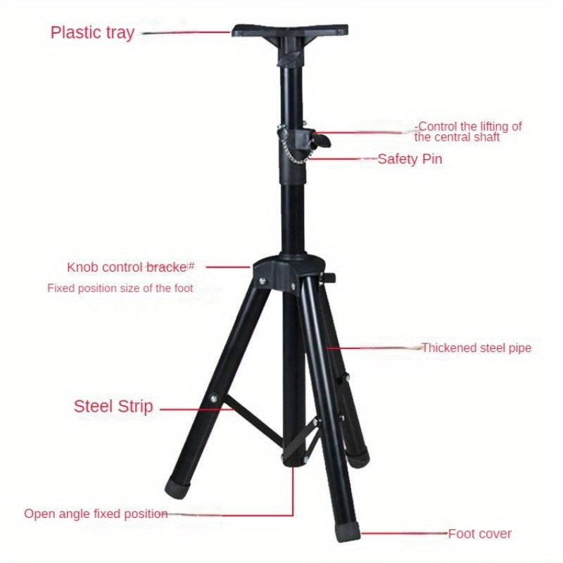 Telescopic Folding Tripod Stand for Speakers, Projectors, Sound Systems