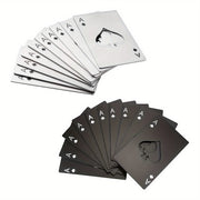 Set of 10 Creative Card Bottle Openers Stainless Steel Playing Card Design
