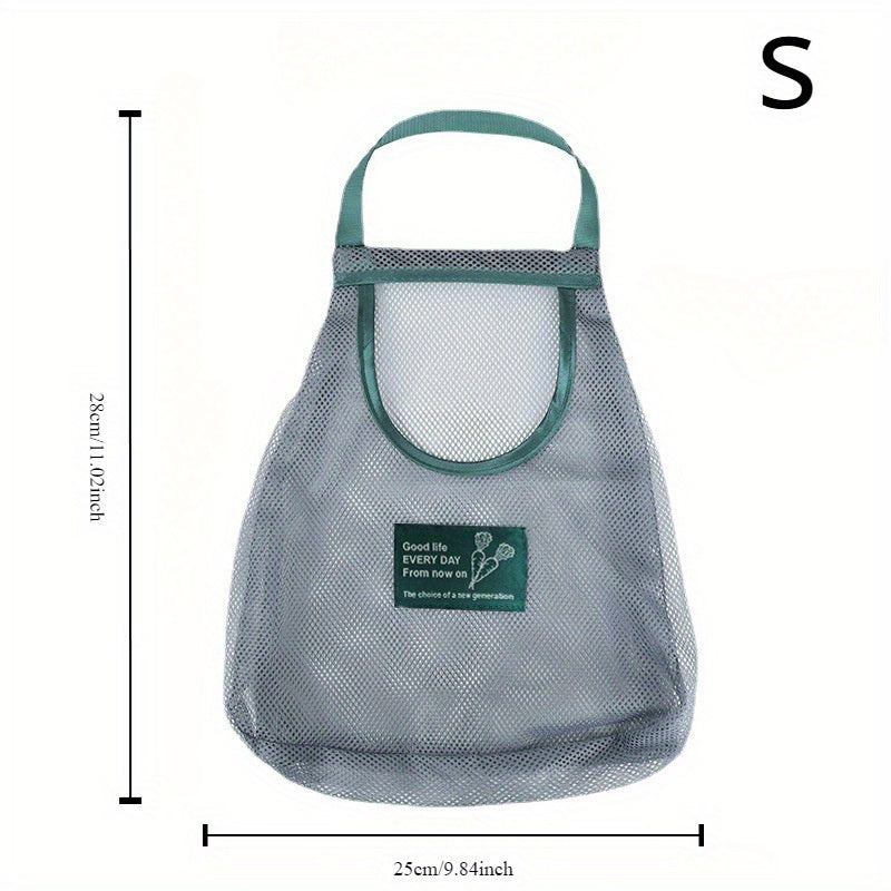 Qattiq Tarmoq Oshxona Saqlash Sumkalari Sarimsoq, Kartoshka va Piyoz uchun mos | Oziq-ovqat saqlash uchun mos emas