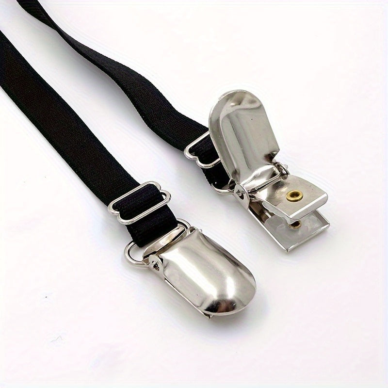 Men's Adjustable Shirt Stays for Keep Your Shirt in Place All Day