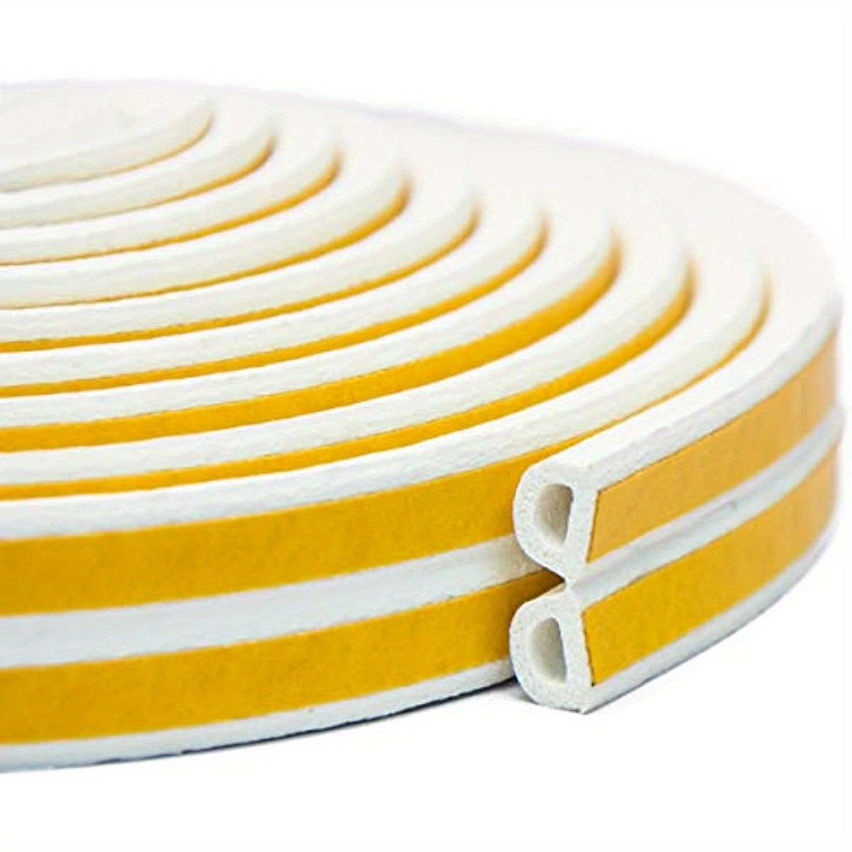 Self-Adhesive Weather Stripping 5.03m Door and Window Seal Noise Reduction Energy Saving