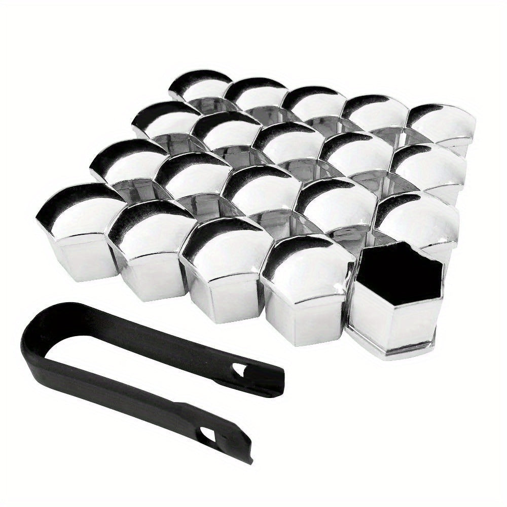 21Pcs Car Wheel Nut Cover Caps 17/21mm Rustproof Hub Screw Protector