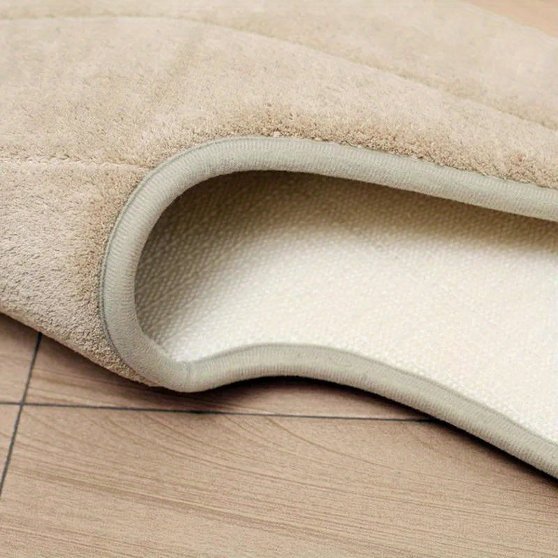 Non-Slip Bathroom Safety Mat U-Shaped Water Absorbent Toilet Floor Pad