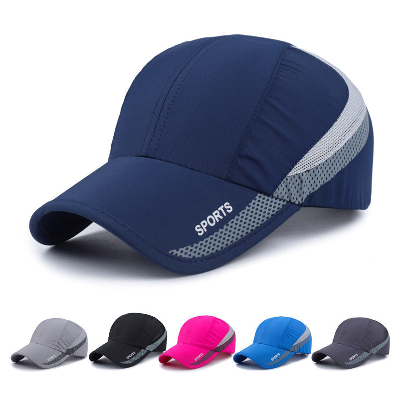 Breathable Quick-Drying Polyester Baseball Cap for Outdoor Activities