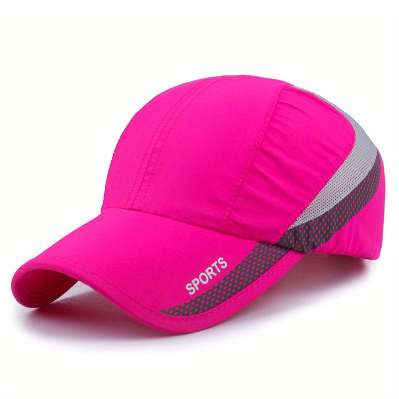 Breathable Quick-Drying Polyester Baseball Cap for Outdoor Activities