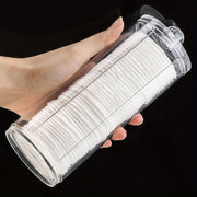 Organizador de maquillaje de acrílico con tapa, caja de almacenamiento de tocador transparente, independiente y ligero