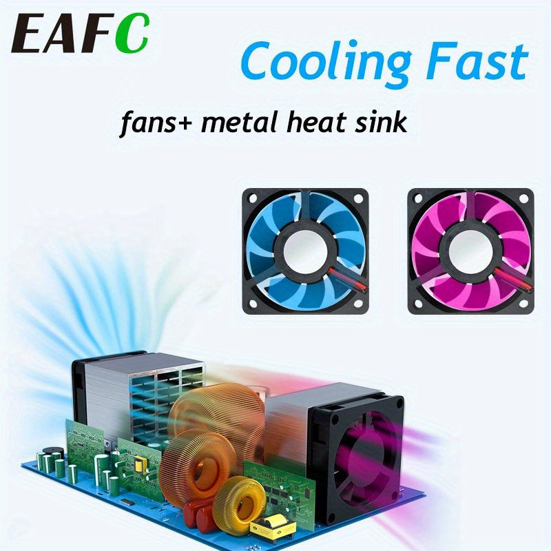 Automotive Power Converter 1500W Continuous 3000W Peak 12V to 220V Inverter