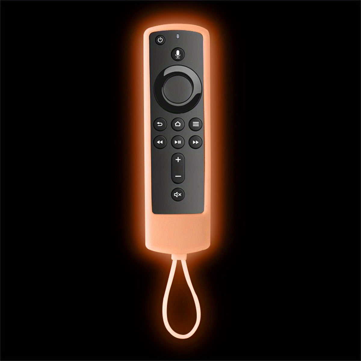 Glow-in-the-Dark Silicone Remote Cover for Alexa and Fire TV Protects and Enhances Gaming