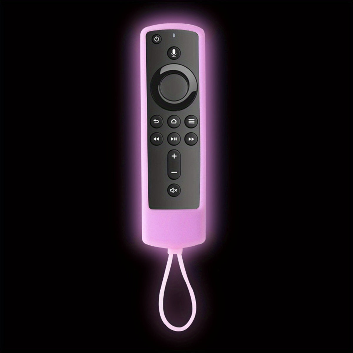 Glow-in-the-Dark Silicone Remote Cover for Alexa and Fire TV Protects and Enhances Gaming