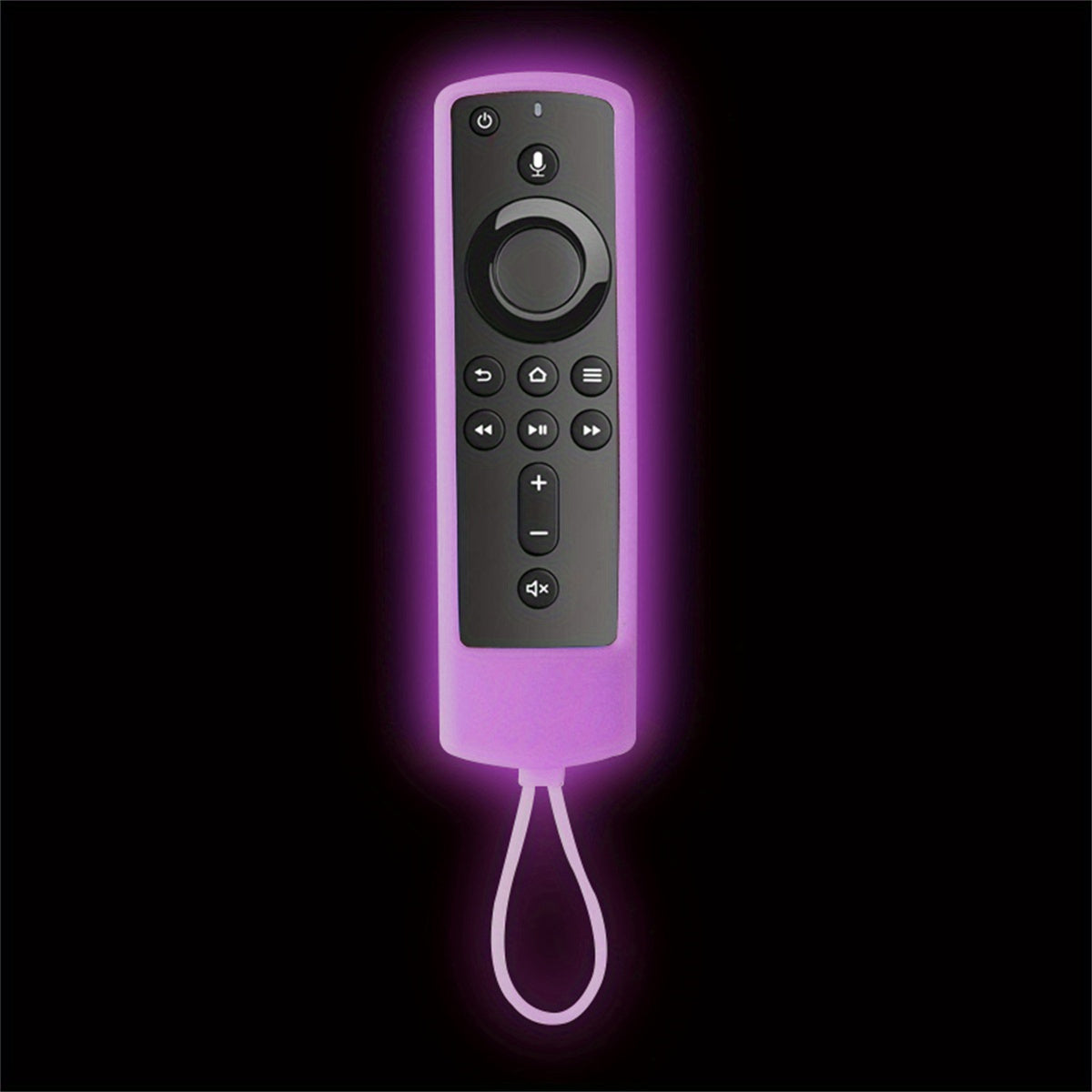 Glow-in-the-Dark Silicone Remote Cover for Alexa and Fire TV Protects and Enhances Gaming