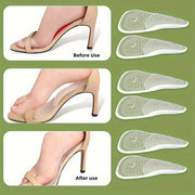 Women Silicone Gel High Heel Insoles Cushions for Arch Support Comfort