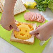 Cartoon Bear Sandwich Knives and Sealers Non-Stick Cookie Cutters Baking Molds