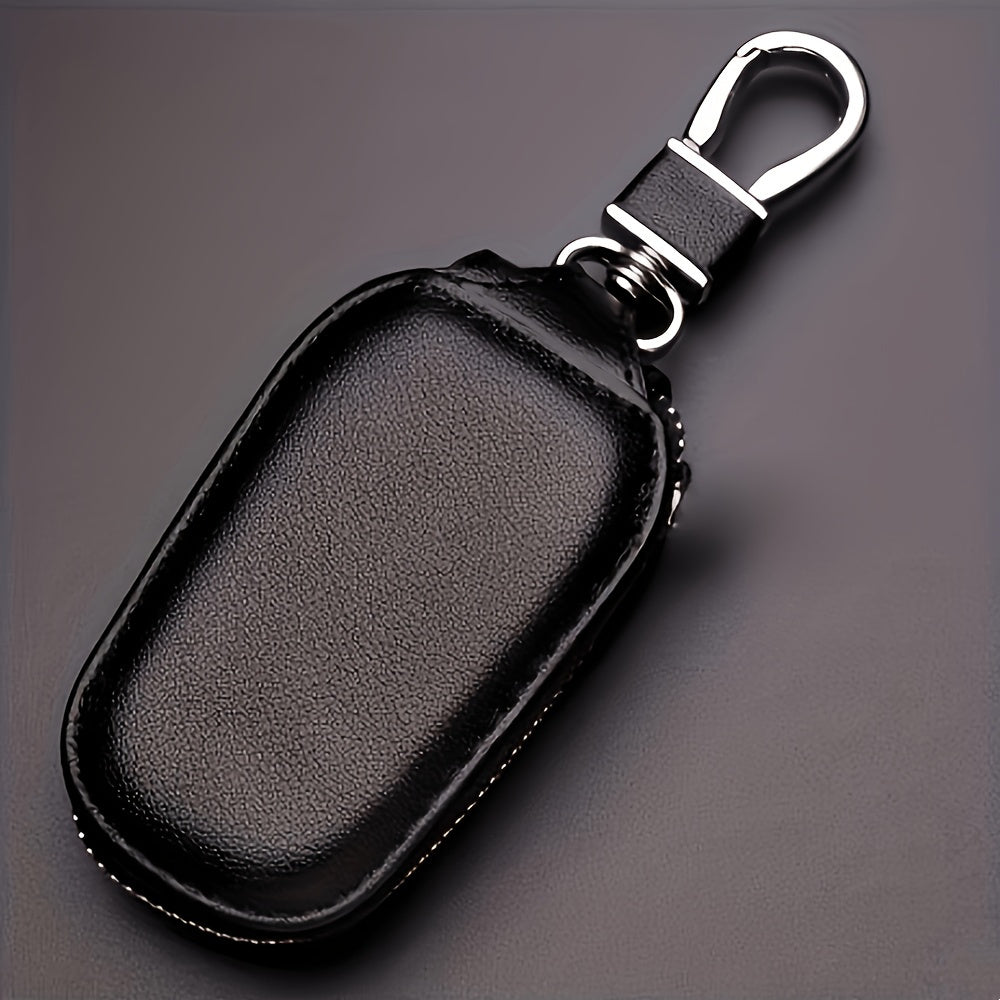 Universal Car Key Chain Cover With Zipper Scratch-Resistant Dust-Proof Protector