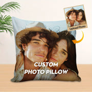 Personalized Photo Throw Pillow Square Cushion for Wedding Birthday Valentine's Day Gift