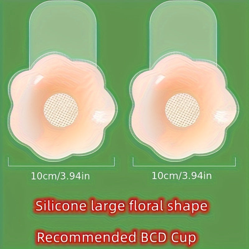 Cubiertas de pezón de silicona para mujeres, pasties invisibles adhesivos para levantamiento, accesorios de sujetador