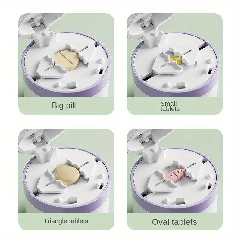 Pill Cutter Portable Divider for Pills Splitter with Pill Box