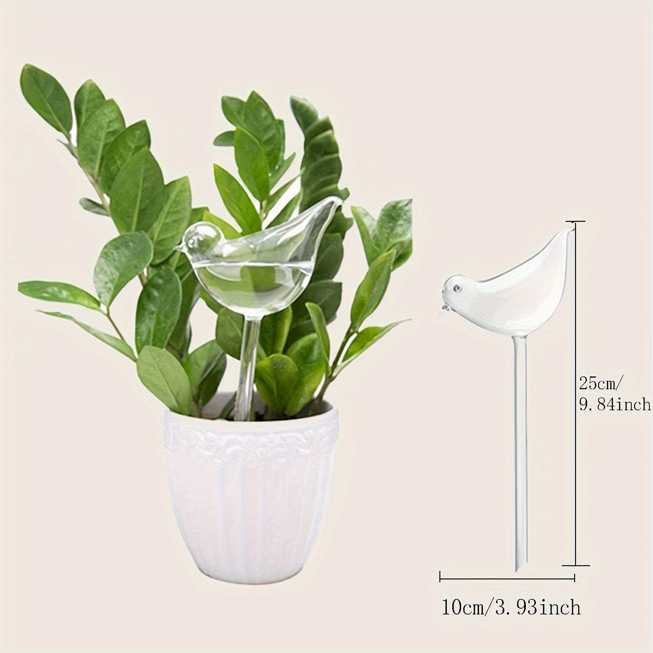 5-Piece Bird-Shaped Automatic Watering System for Indoor and Outdoor Plants