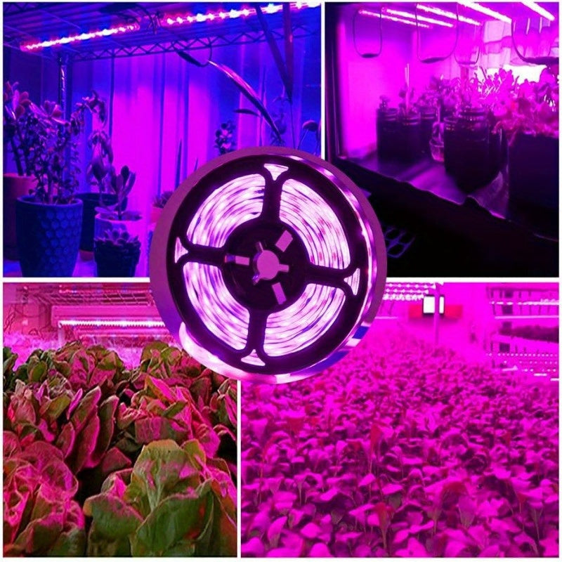 Flexible LED Grow Light Strips for Indoor Plants 4.88m USB Full Spectrum