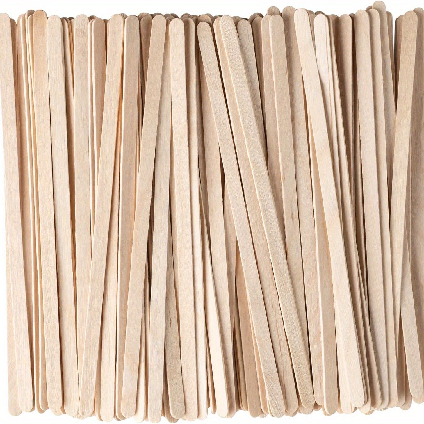 Pack of 50 Wooden Coffee Stirring Sticks Single-Use Drink Mixers for Home and Restaurant