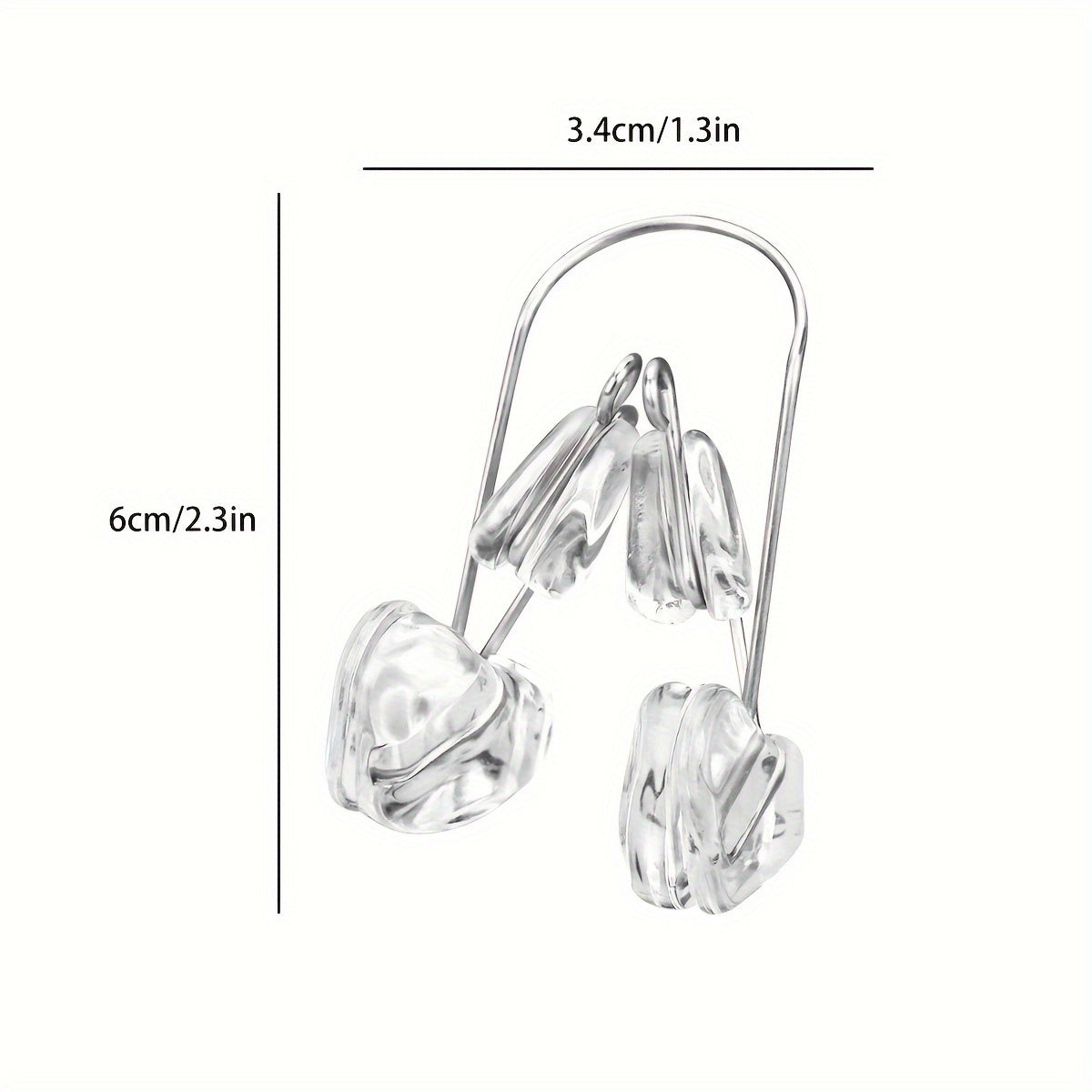 Унисекс силиконовая зажим для коррекции носа прозрачный безболезненный гибкий для подъема носового моста