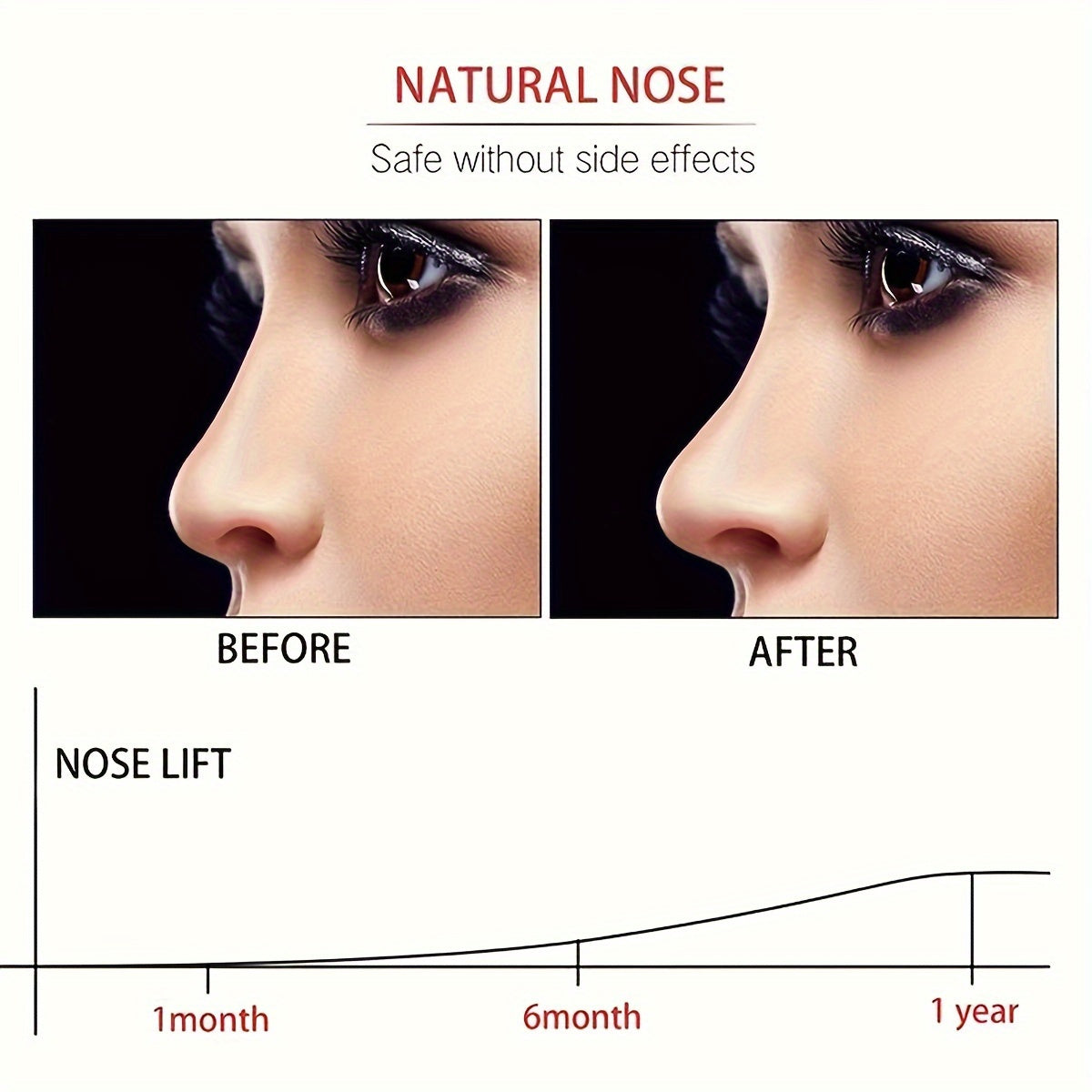 Унисекс силиконовая зажим для коррекции носа прозрачный безболезненный гибкий для подъема носового моста