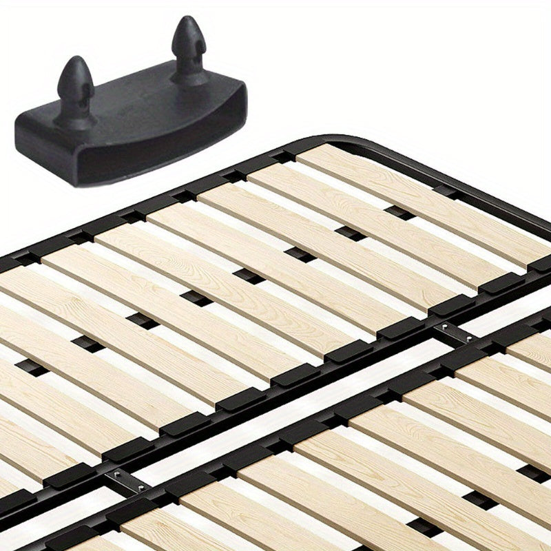 Пластиковые держатели для планок кровати, черные 55 мм — упаковка из 10 или 30 штук, в комплект входят крепления для центральных концов, середины, 2 штифта и боковины для замены