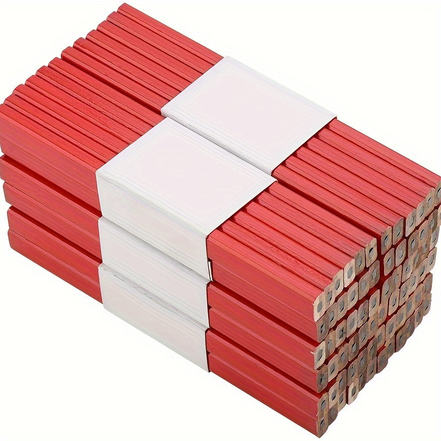 Yog'och ishlash uchun qalamlar 10/72 paket, tekis boshli belgilash asboblari qurilish uchun