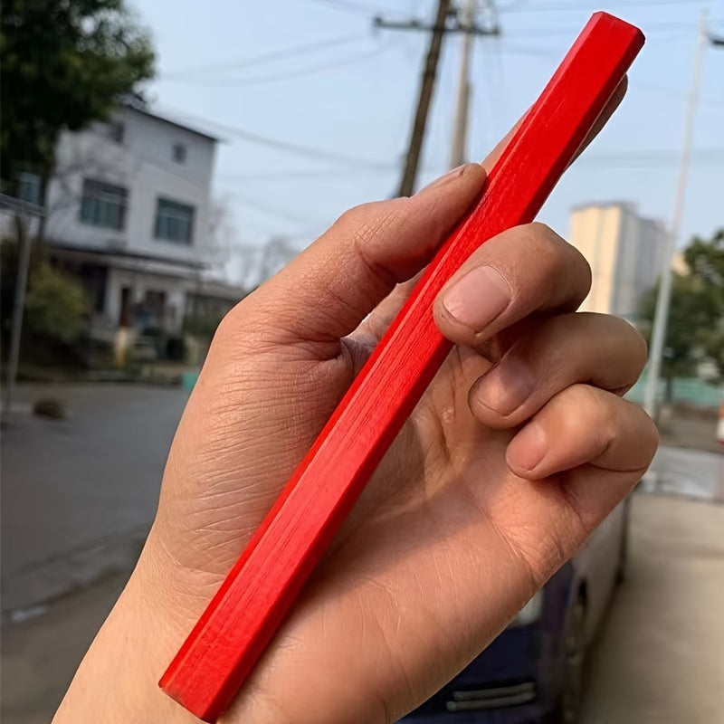 Yog'och ishlash uchun qalamlar 10/72 paket, tekis boshli belgilash asboblari qurilish uchun