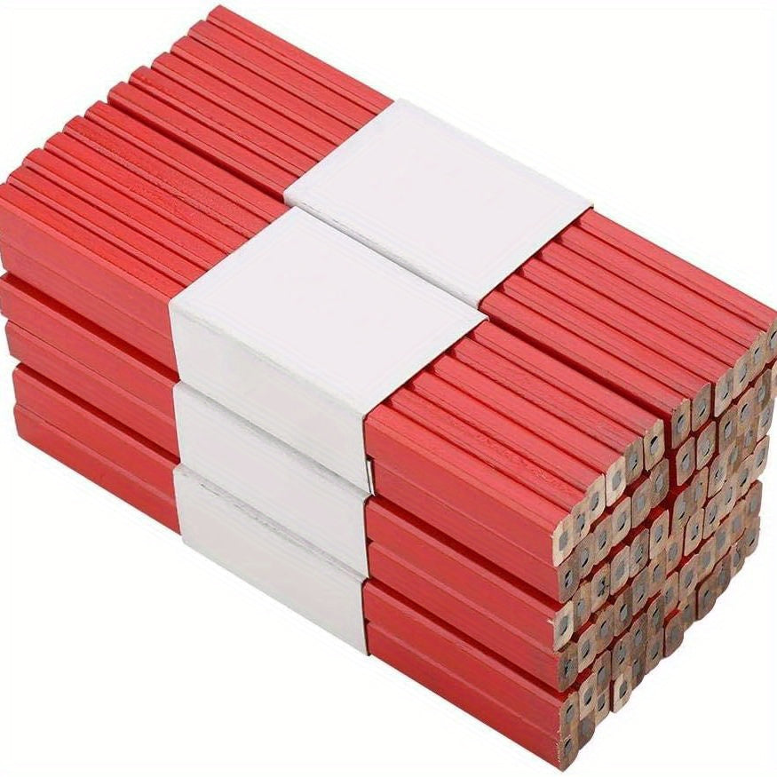 Yog'och ishlash uchun qalamlar 10/72 paket, tekis boshli belgilash asboblari qurilish uchun