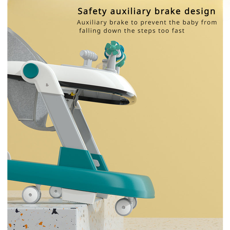 Rolling Walker with Sitting and Pushing Features for Indoor and Outdoor Use