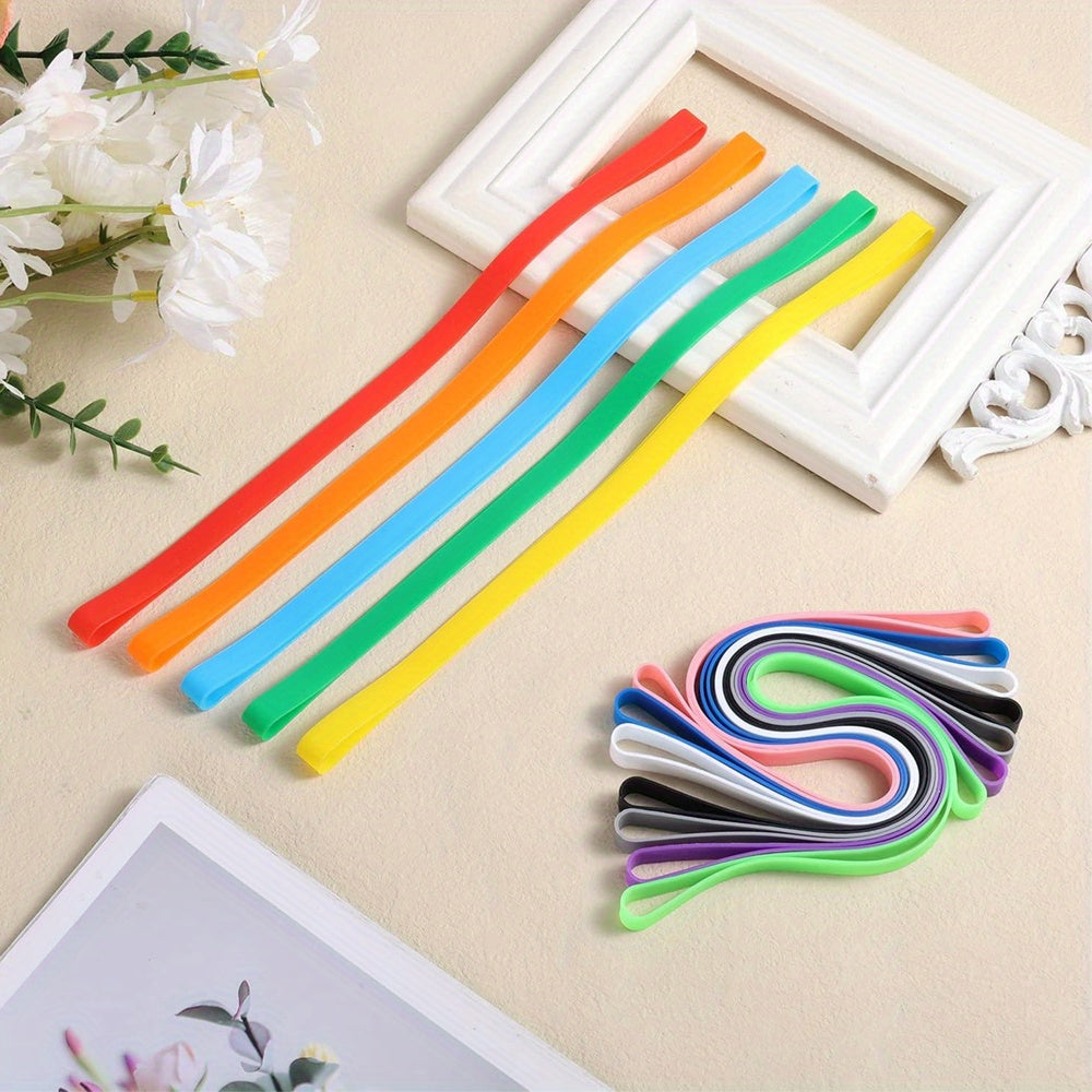 6 piezas de bandas de silicona para toallas para sillas de playa, piscina, crucero, bandas de clip a prueba de viento, coloridas y elásticas