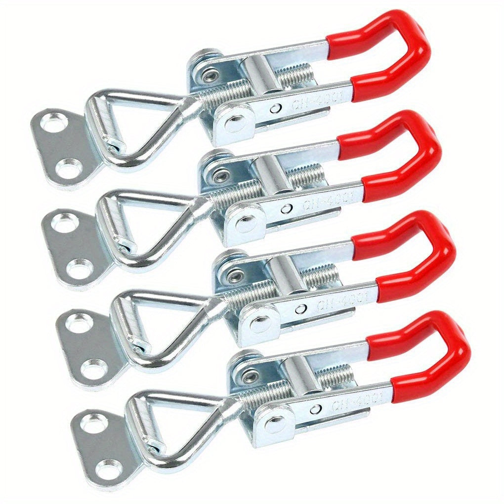 4pcs Adjustable Stainless Steel Quick Release Latch Clamps Box Buckle Leveling Tool