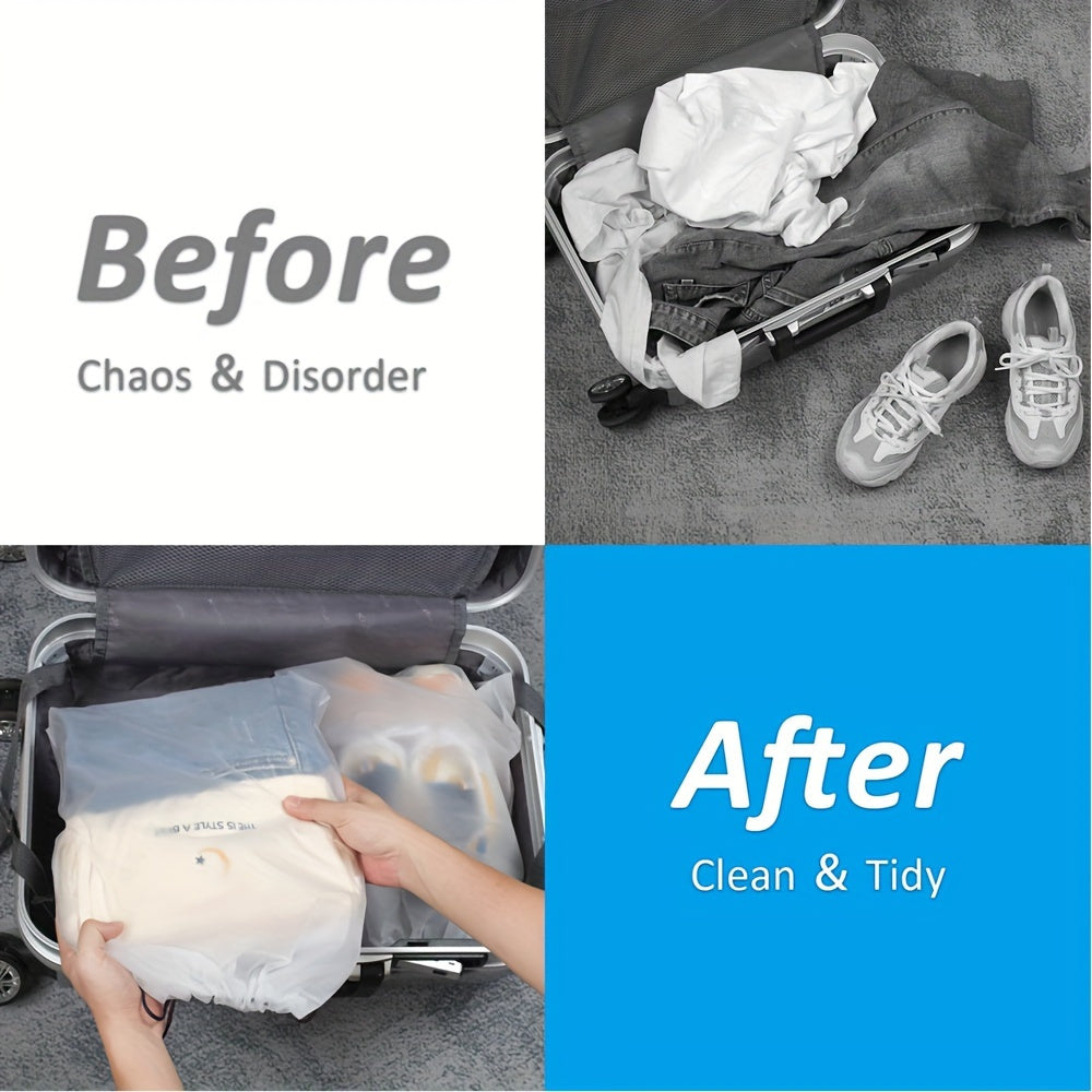 Набор из 10 портативных сумок для хранения обуви для путешествий, прозрачные пластиковые пакеты для упаковки и защиты обуви.