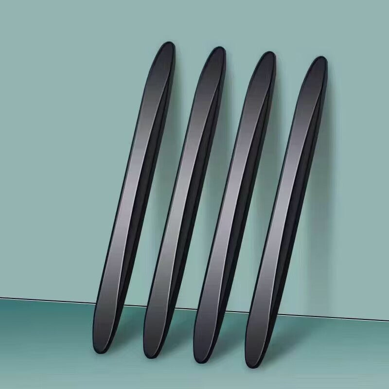 4Pcs Car Door Anti-collision Strips, Scratch-Proof Rearview Mirror Stickers