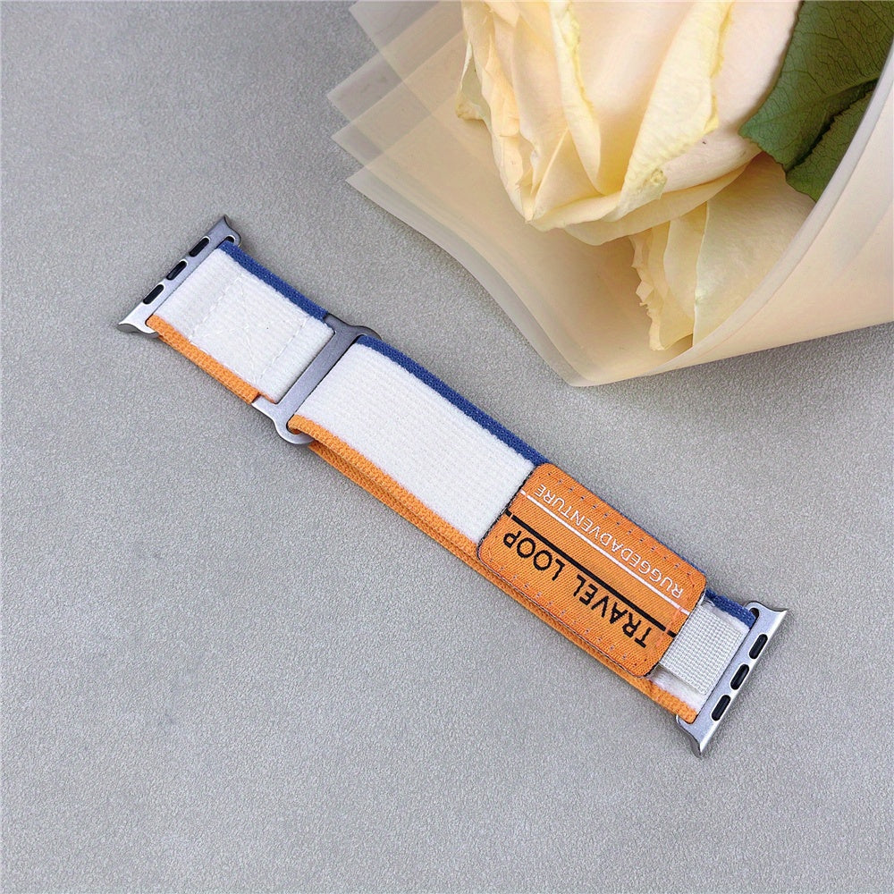 Nylon Loop Watch Strap for Men Women Compatible with Series 1-9 Adjustable