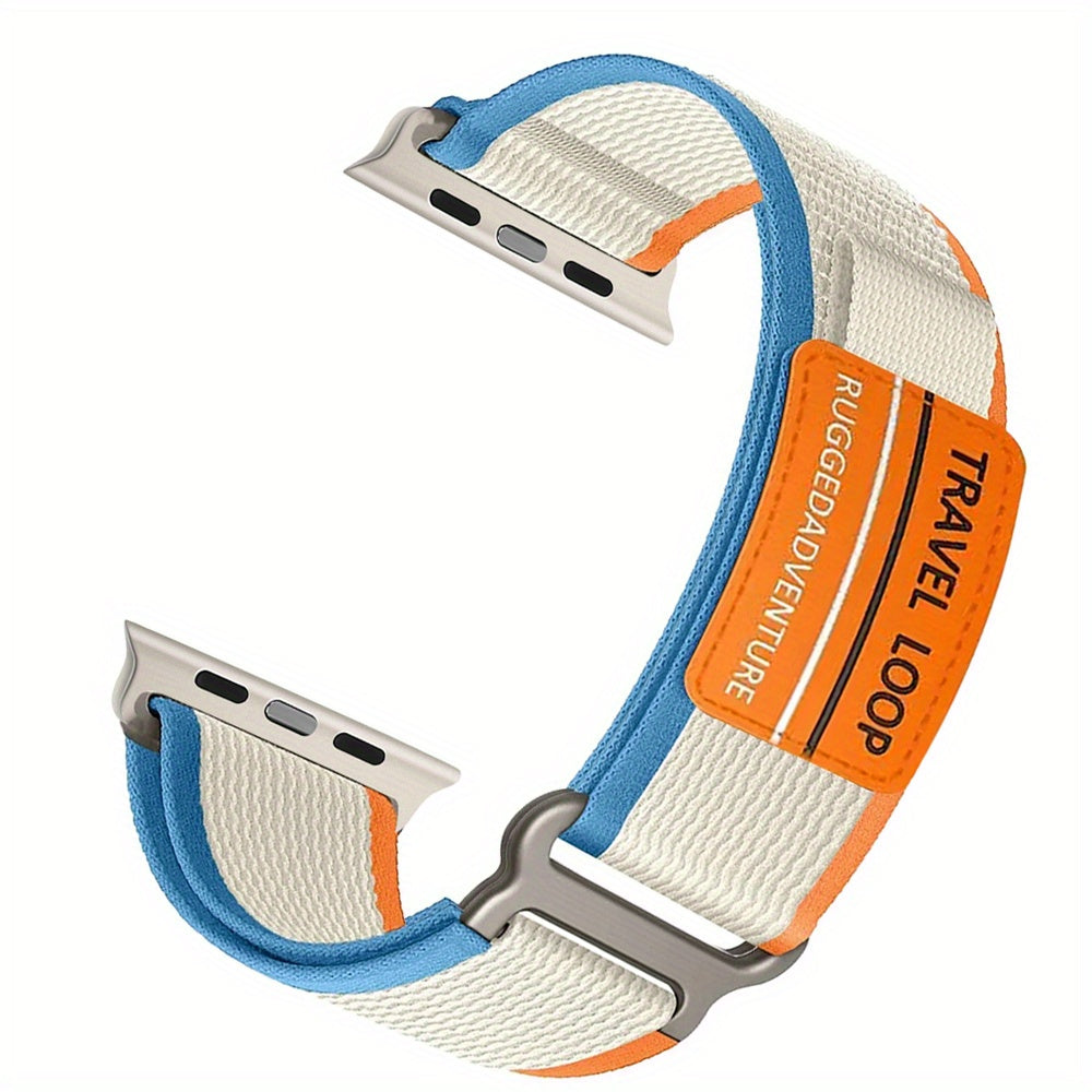 Nylon Loop Watch Strap for Men Women Compatible with Series 1-9 Adjustable