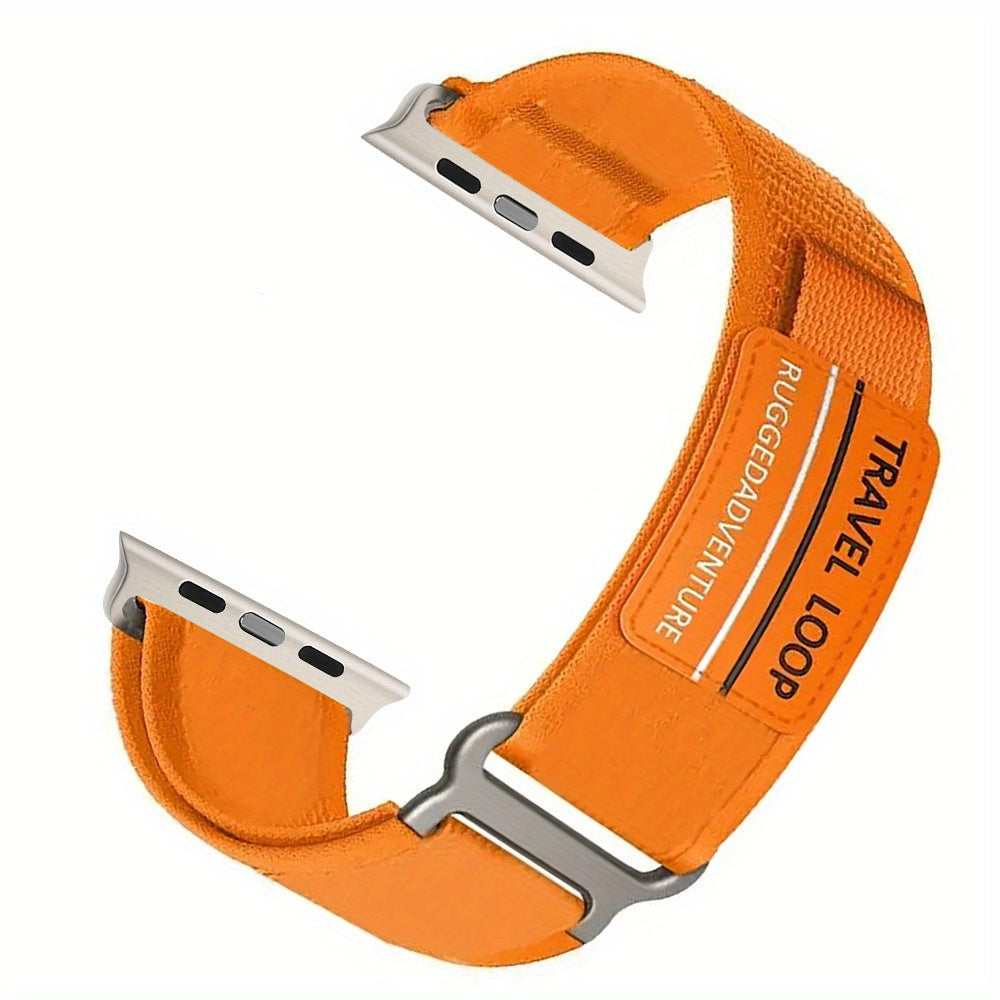 Nylon Loop Watch Strap for Men Women Compatible with Series 1-9 Adjustable