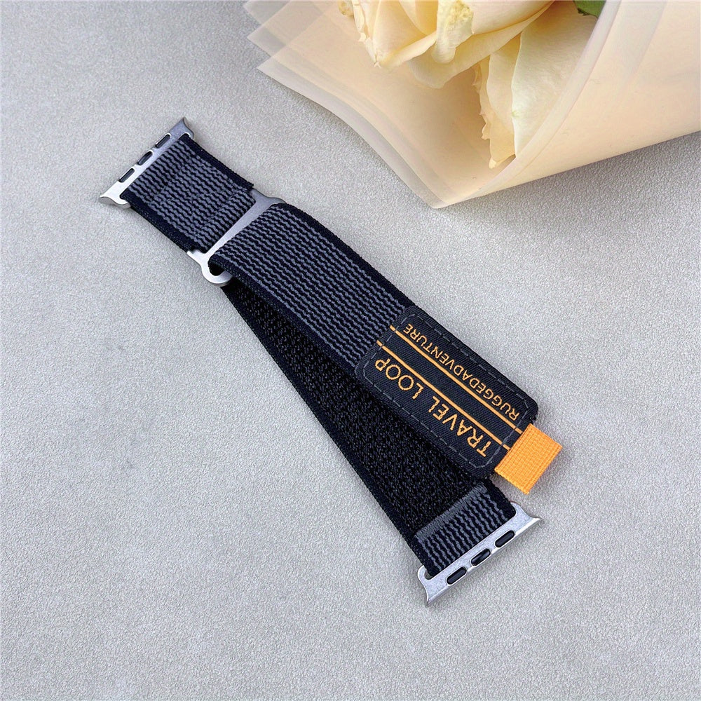 Nylon Loop Watch Strap for Men Women Compatible with Series 1-9 Adjustable