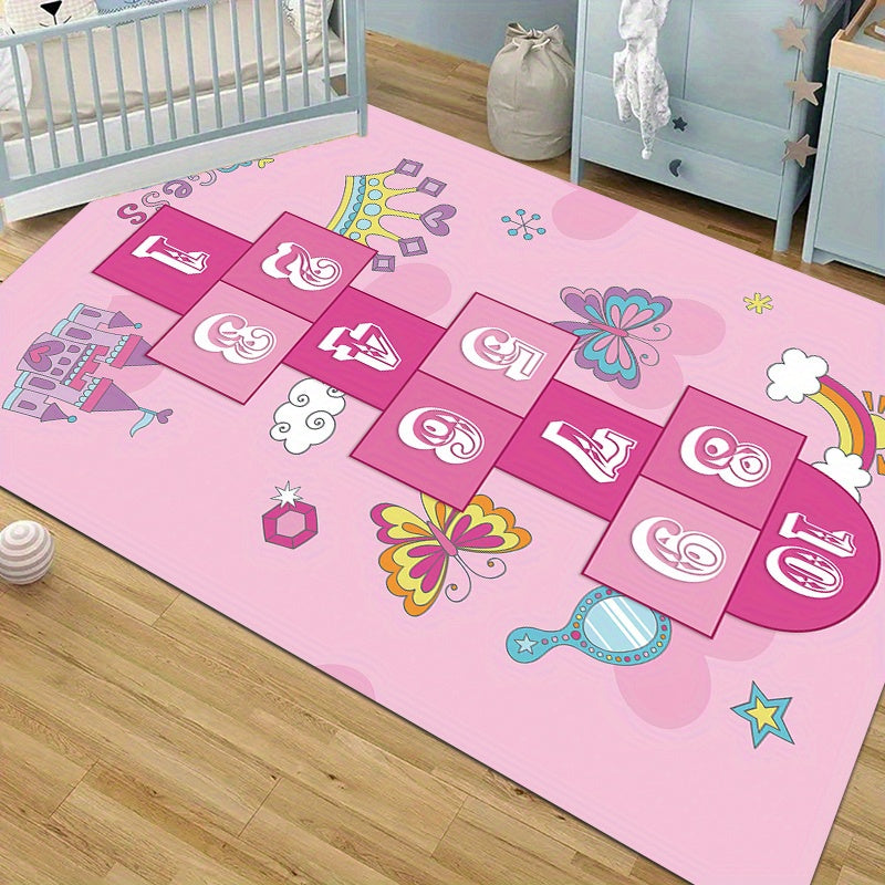 Katta 1 dona O'yin maydoni gilami, qalin ko'pik yostiqchasi va sirpanmaydigan orqa qismi bilan, yashash xonasi, yotoqxona va o'yin o'ynaydigan uy bezaklari uchun ideal