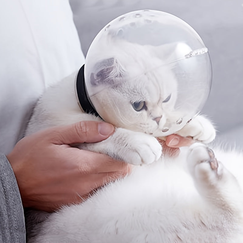 Transparent Cat Mouth Cover for Biting and Licking Prevention during Veterinary and Grooming Visits