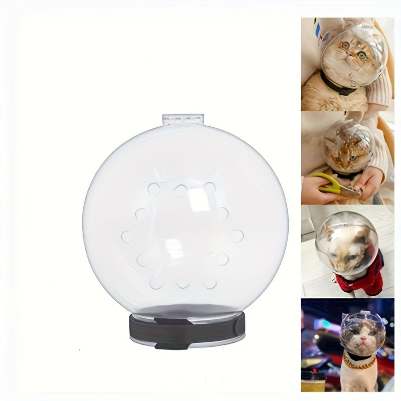 Transparent Cat Mouth Cover for Biting and Licking Prevention during Veterinary and Grooming Visits